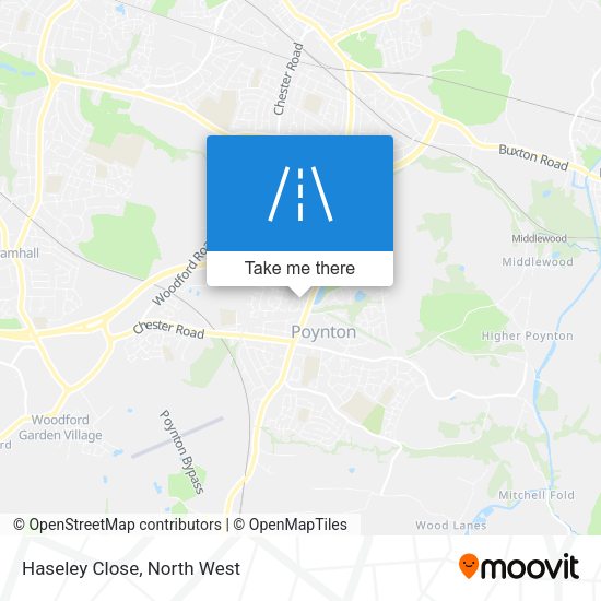 Haseley Close map