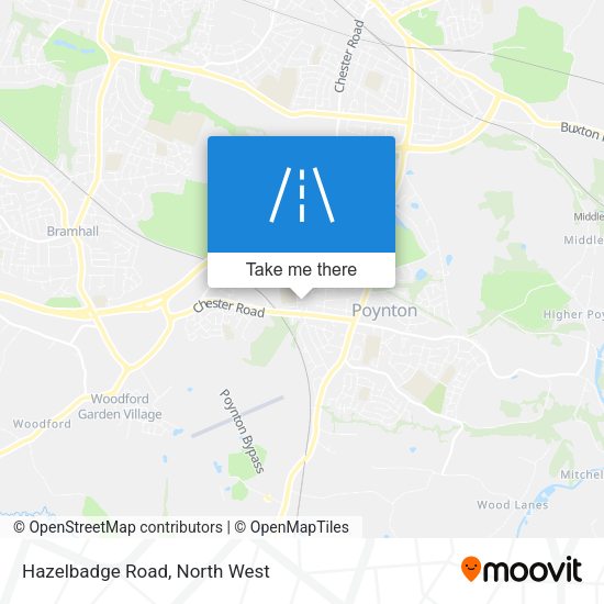 Hazelbadge Road map