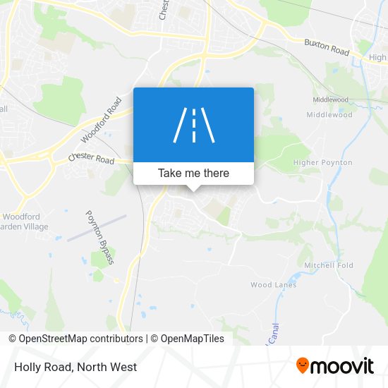 Holly Road map