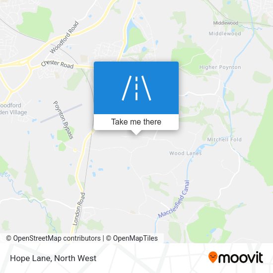 Hope Lane map