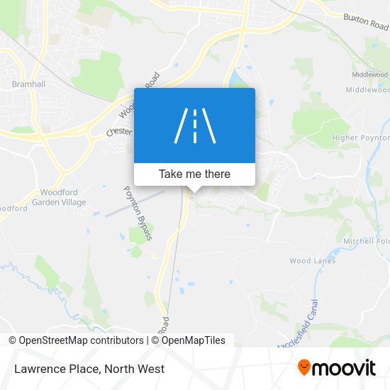 Lawrence Place map