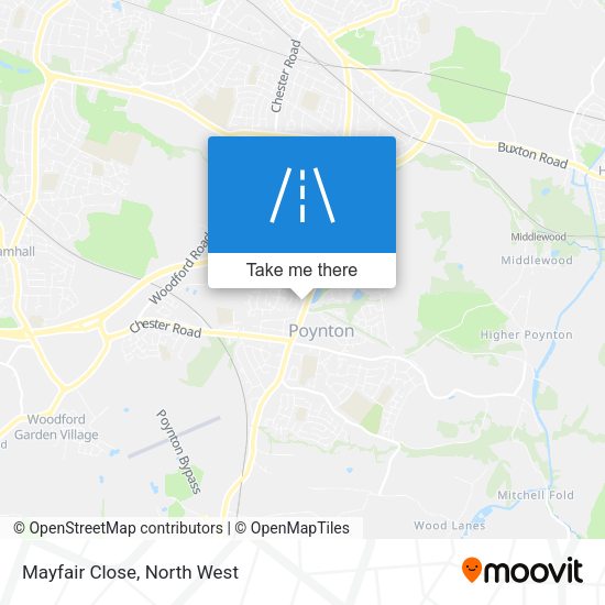 Mayfair Close map