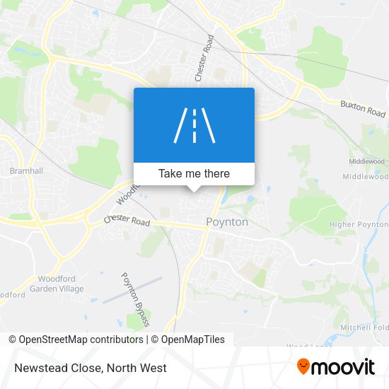 Newstead Close map