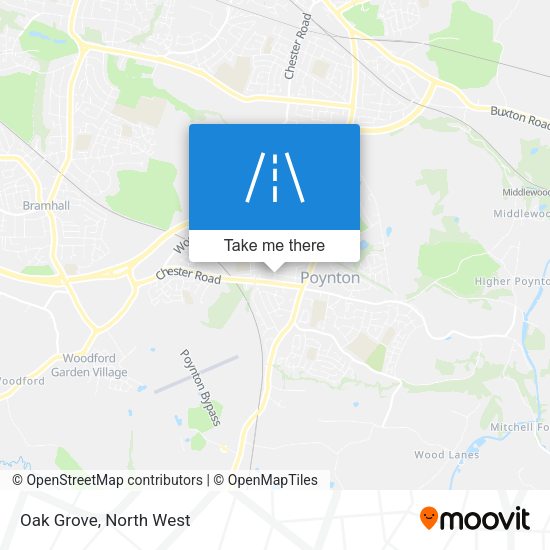 Oak Grove map