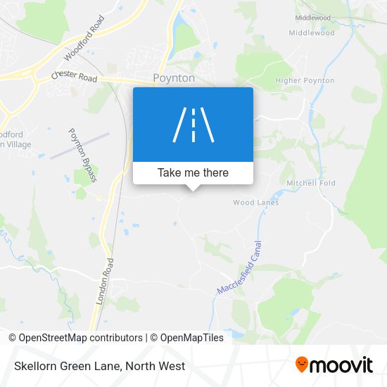 Skellorn Green Lane map