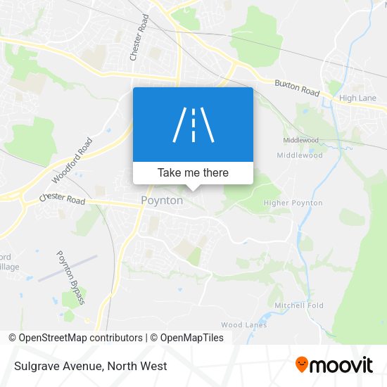 Sulgrave Avenue map