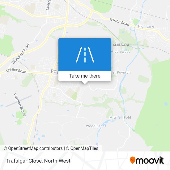 Trafalgar Close map