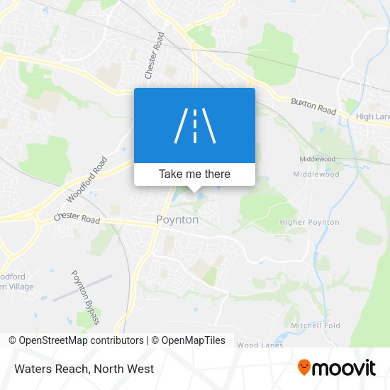 Waters Reach map