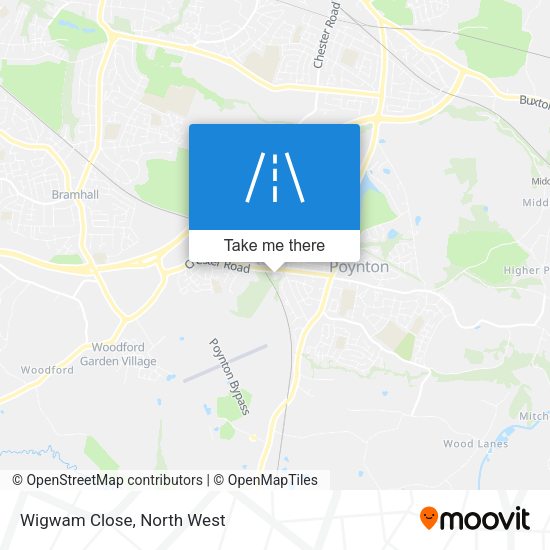 Wigwam Close map