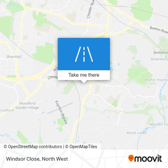 Windsor Close map