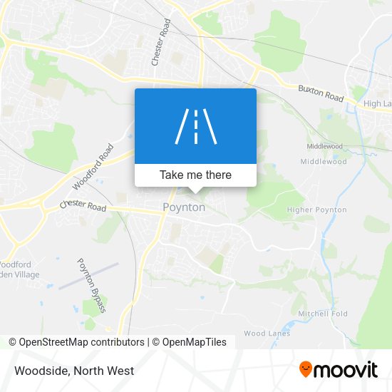 Woodside map