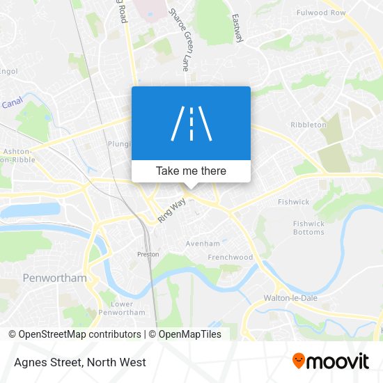 Agnes Street map