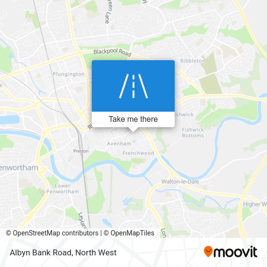 Albyn Bank Road map