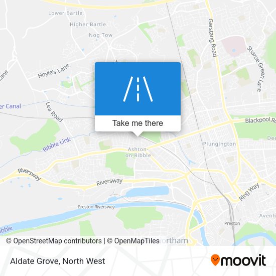 Aldate Grove map