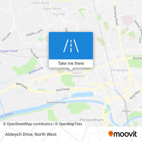 Aldwych Drive map