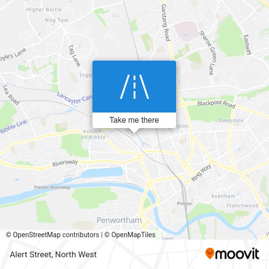 Alert Street map