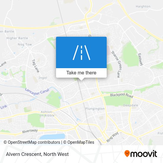 Alvern Crescent map