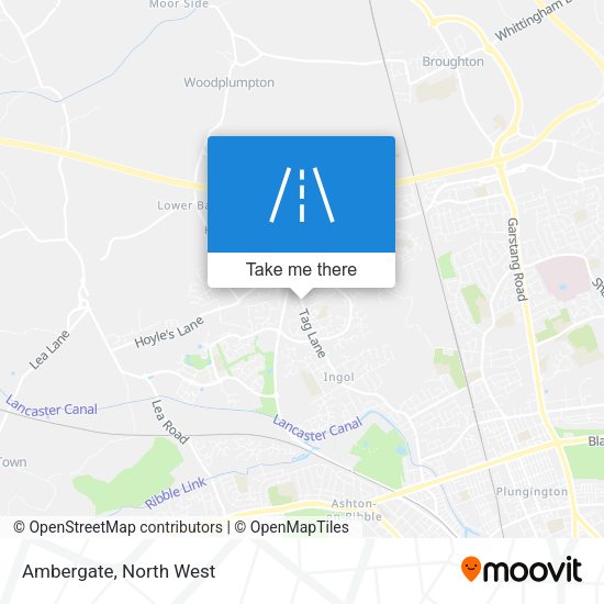 Ambergate map