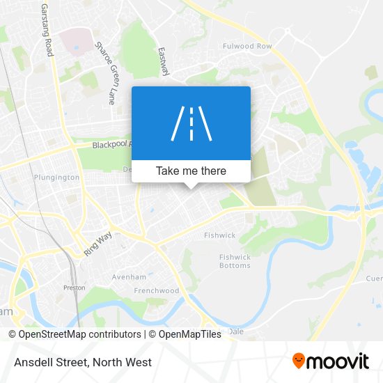Ansdell Street map