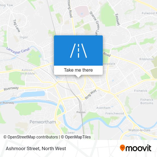 Ashmoor Street map