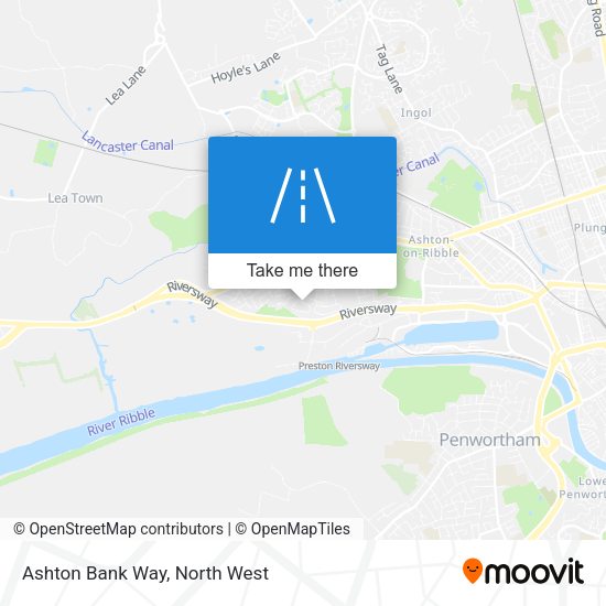 Ashton Bank Way map