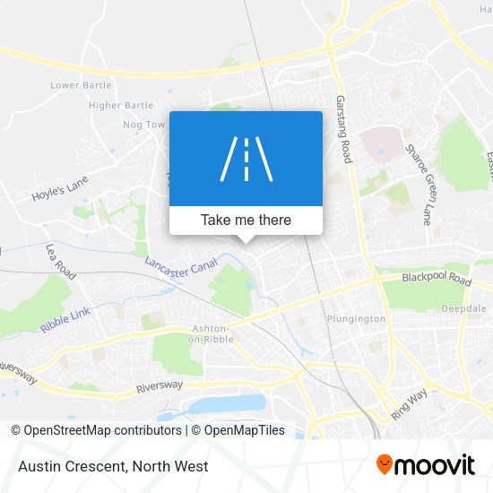 Austin Crescent map
