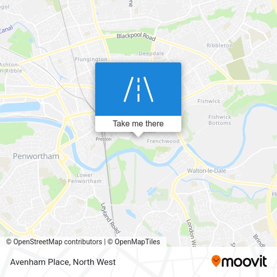 Avenham Place map