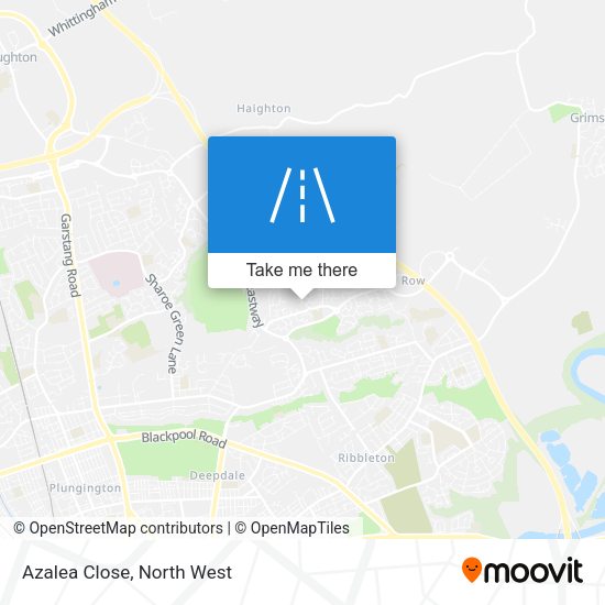 Azalea Close map
