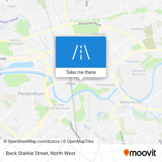 Back Starkie Street map