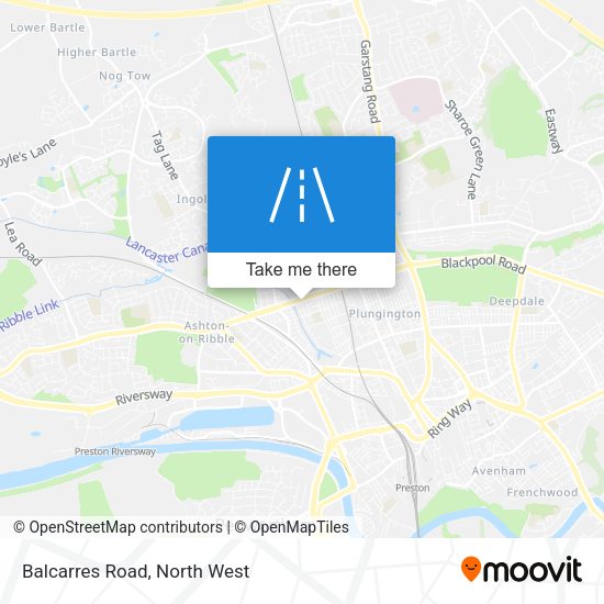 Balcarres Road map