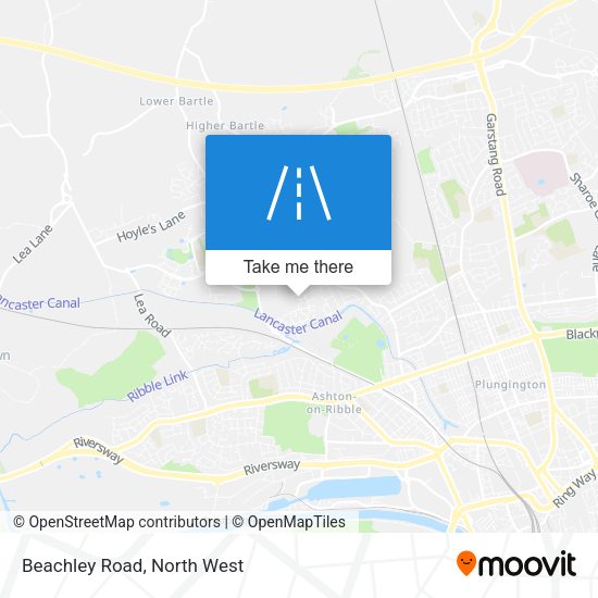 Beachley Road map