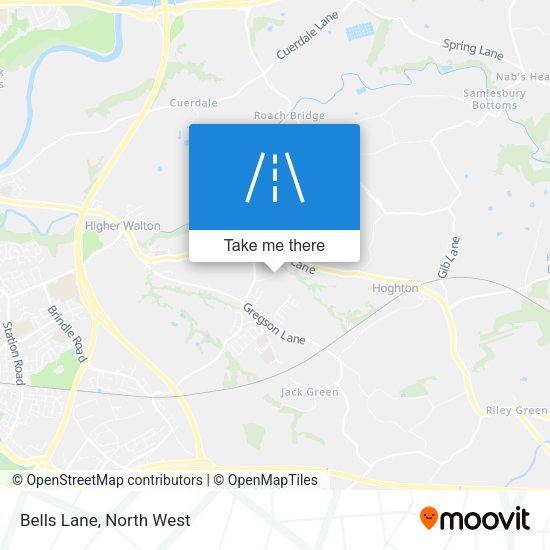 Bells Lane map