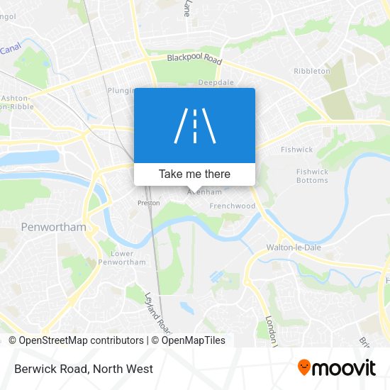 Berwick Road map