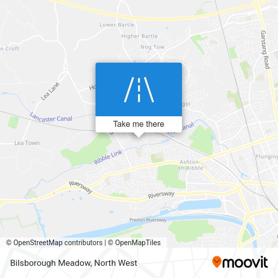 Bilsborough Meadow map