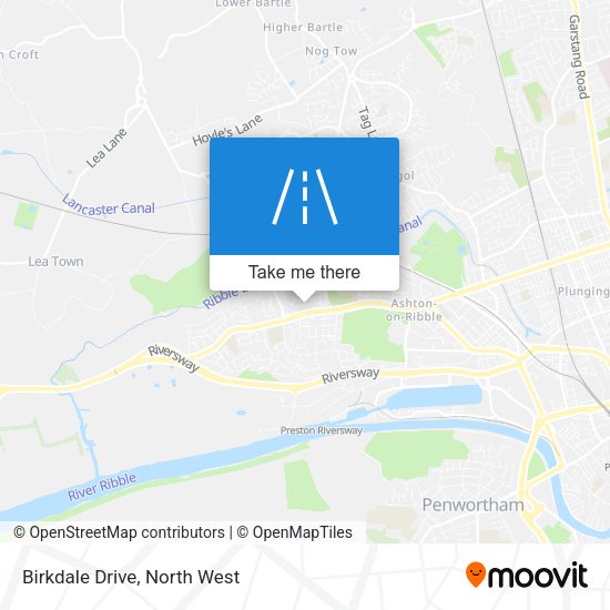 Birkdale Drive map