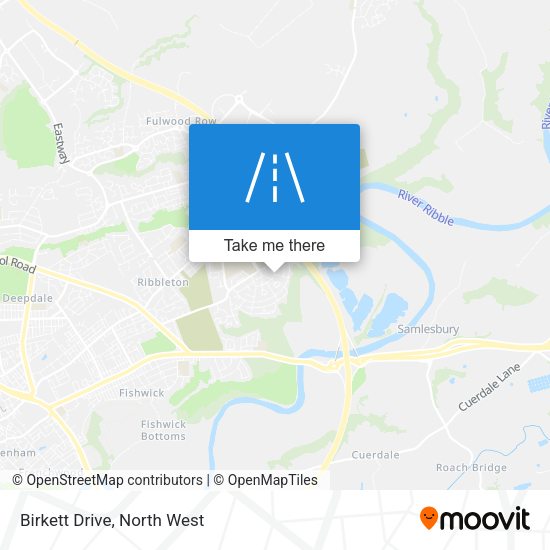 Birkett Drive map
