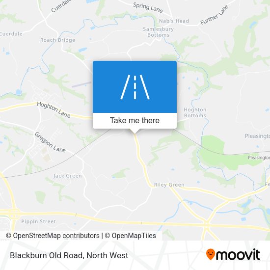 Blackburn Old Road map