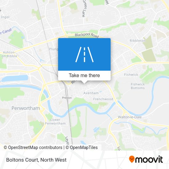 Boltons Court map