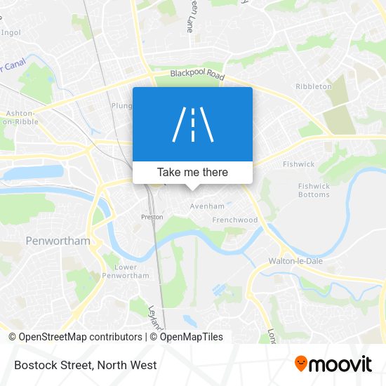 Bostock Street map