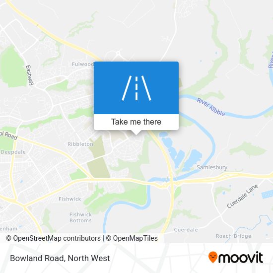 Bowland Road map