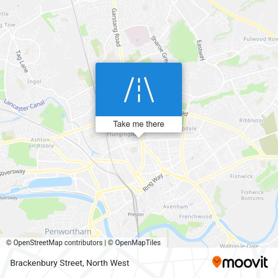 Brackenbury Street map