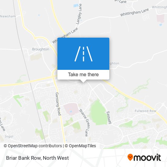 Briar Bank Row map