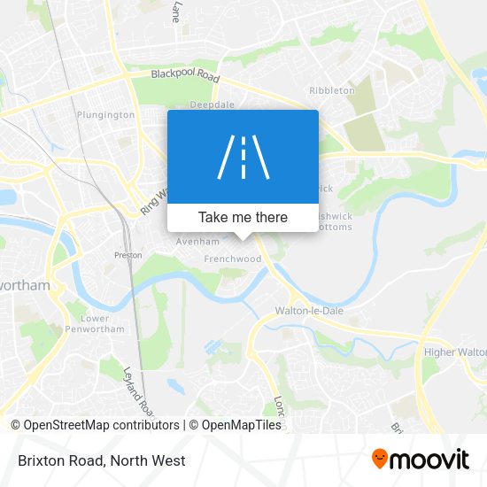 Brixton Road map