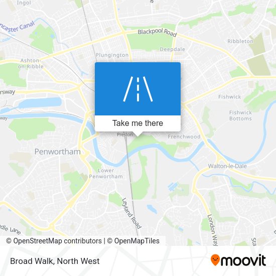 Broad Walk map