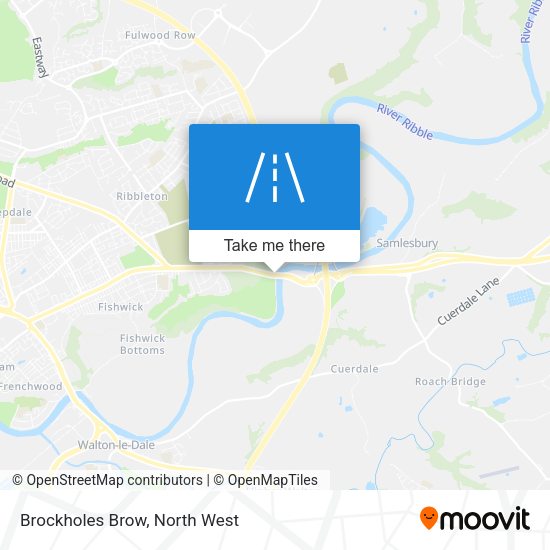 Brockholes Brow map