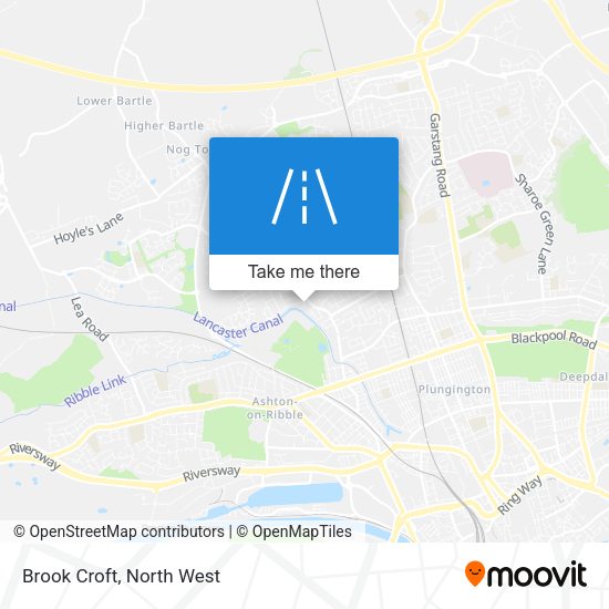 Brook Croft map