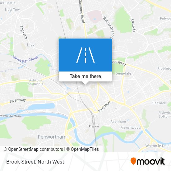 Brook Street map