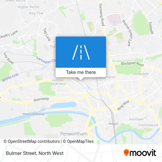Bulmer Street map