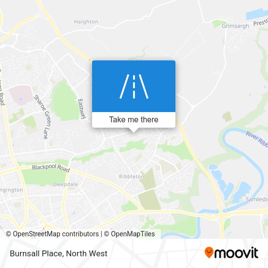 Burnsall Place map