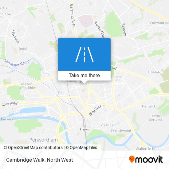 Cambridge Walk map